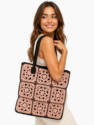 4ebbf72e-52a2-4952-92ca-49446f4ec743-2 Boho Chic Handmade Crochet Tote Bag – Organic Raffia Beach & Everyday Bag