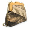 Exclusive Handmade Handbag with Wooden Clasp – Luxury Artisan Shoulder Bag