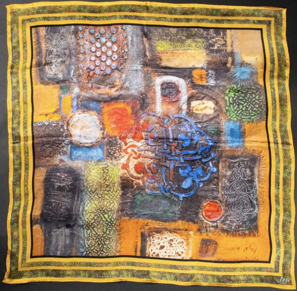 Nostalgia – Limited Edition Mulberry Silk Scarf | Wearable Art Collection
