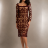 Luxe Handmade Crochet Jurk van Italiaanse Viscose – Gevoerd – M/L | Nina’s Amsterdam