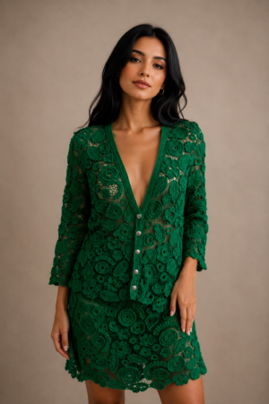 20b0de4b-f13d-4aa9-aa22-a5658dd63fcf Handmade Irish Lace Crochet Dames Set – Rok & Colbert | Organic Cotton & Italiaanse Viscose | Ninas Amsterdam
