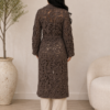 Handmade Crochet Lange Cardigan van Wol – Exclusief Dames Vest S–XL | Nina’s Handwork Boutique Amsterdam
