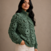 843a730f-d09a-43ee-9e49-722eab847035 Luxe Handgemaakte Crochet Winterjas Dames – Puur Wol met Warme Voering | Exclusive Handmade