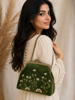 Handmade Handgeborduurde Dames Tas – Uniek & Exclusief Tas  | Amsterdam