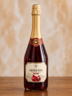 Armeense Granaatappel Bubbelwijn – Sparkling Pomegranate Red Semi-Sweet | Armenia