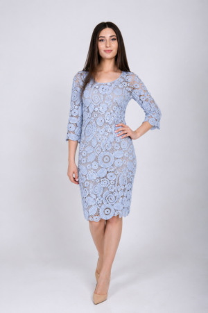 Handmade Crochet Jurk Dames – Katoen & Viscose – Exclusieve Irish Lace Jurk Amsterdam maat S-M