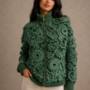 e8732671-df9b-4fdf-a538-57efe287a3cc Luxe Handgemaakte Crochet Winterjas Dames – Puur Wol met Warme Voering | Exclusive Handmade