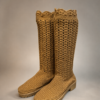 Handmade Crochet Laarzen Dames – Bamboe Katoen – Maat 39 | Amsterdam