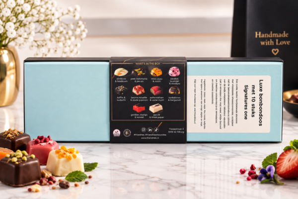 Friandries Signatures One – Luxe Handmade Bonbons 10 Stuks