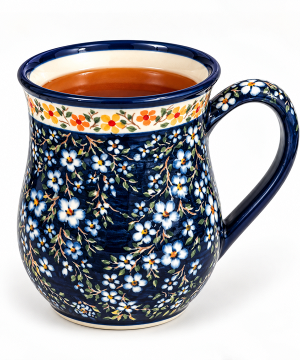 Premium Handmade Keramische Mok – Handgeschilderd – Voor Koffie & Thee