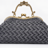 Handmade Macramé Tas Grijs – Exclusieve Handgemaakte Clutch